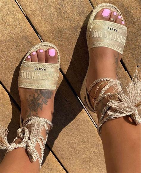 christian dior sandalen beige|Christian Dior sandals cheap.